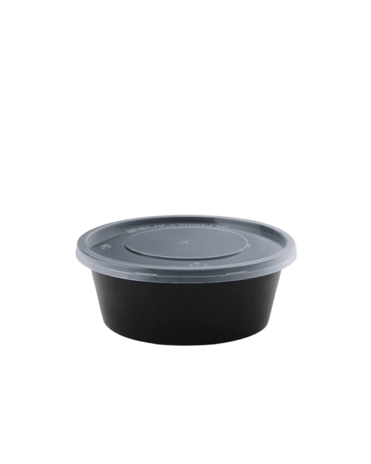 علب مكرويف اسود ربع 250 ملي (باكيت)