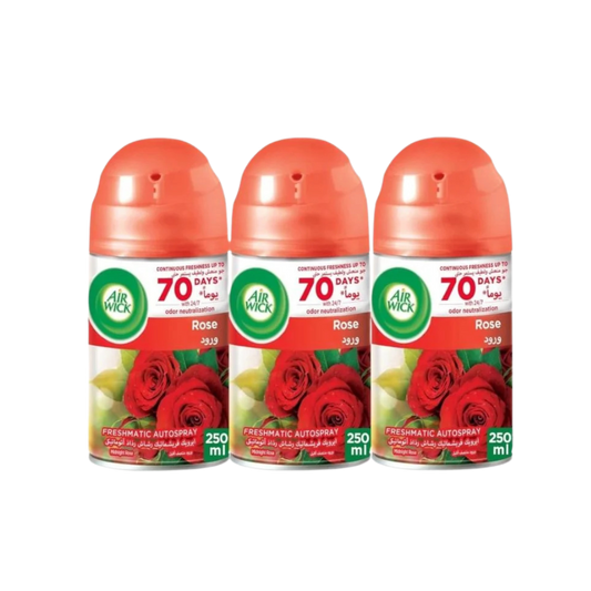 معطر ماكينه اير ويك برائحة الورد(3 حبه)
