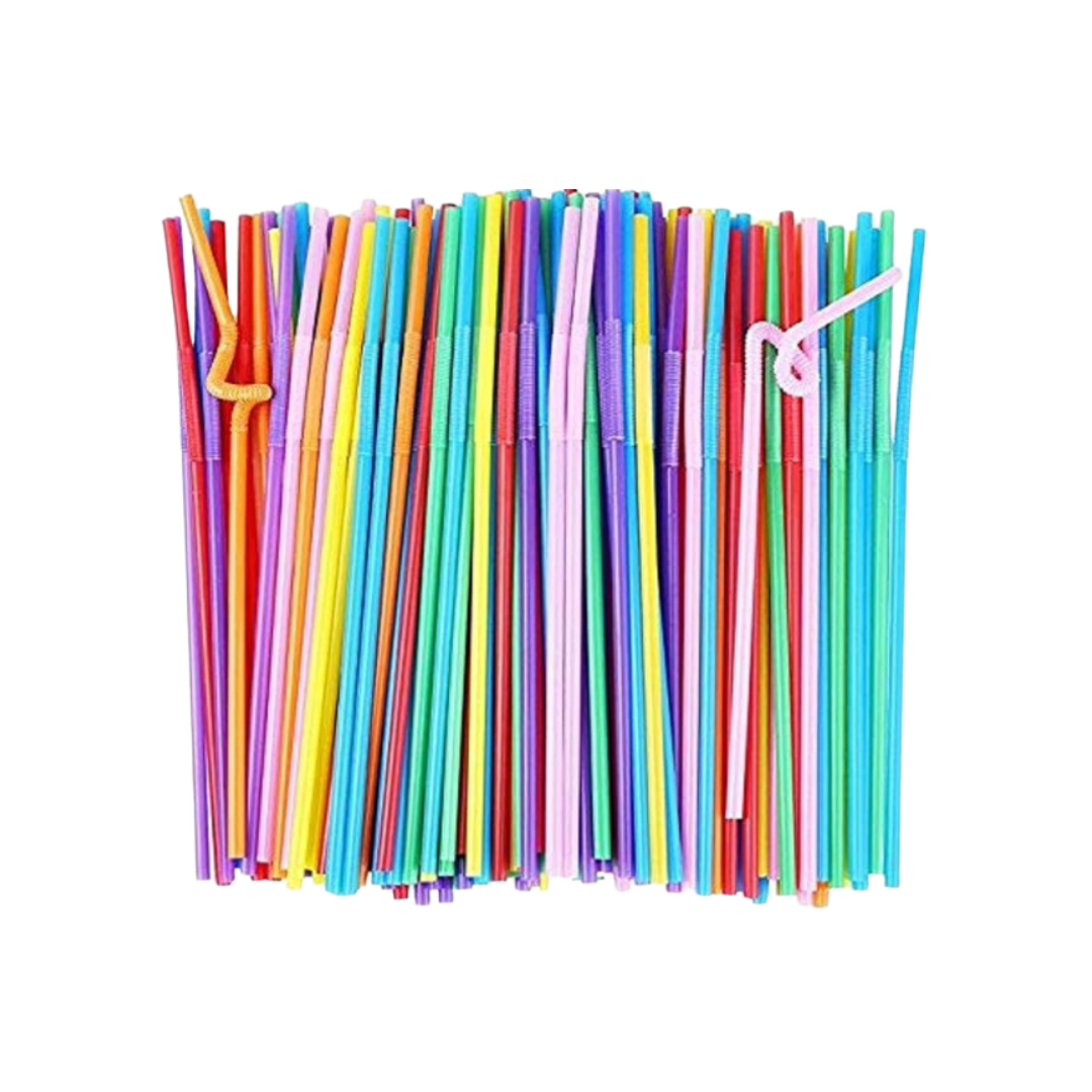 اعواد عصير ملون 8 ملي (باكيت)