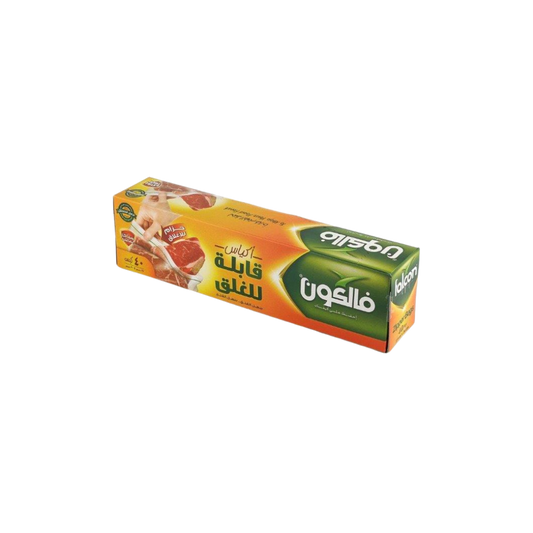 أكياس سحاب فالكون 40 *30 كبير (باكيت)