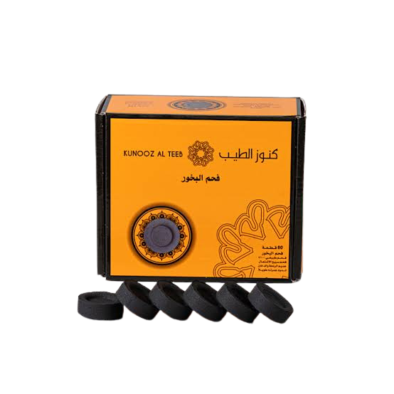 فحم بخور كنوز الطيب شد 80 (حبه)