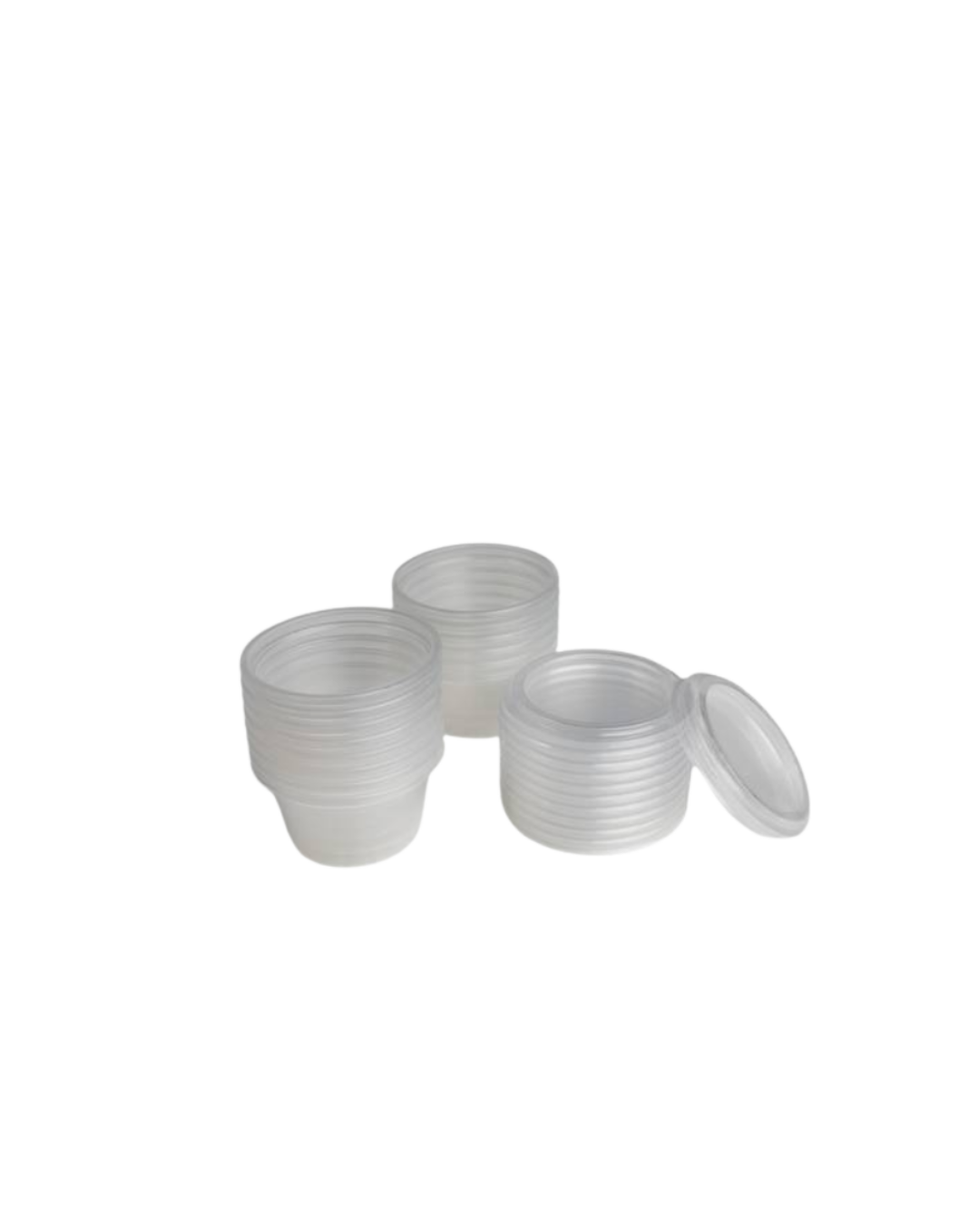 علب صوص شفاف 3.5 اونز (باكيت)