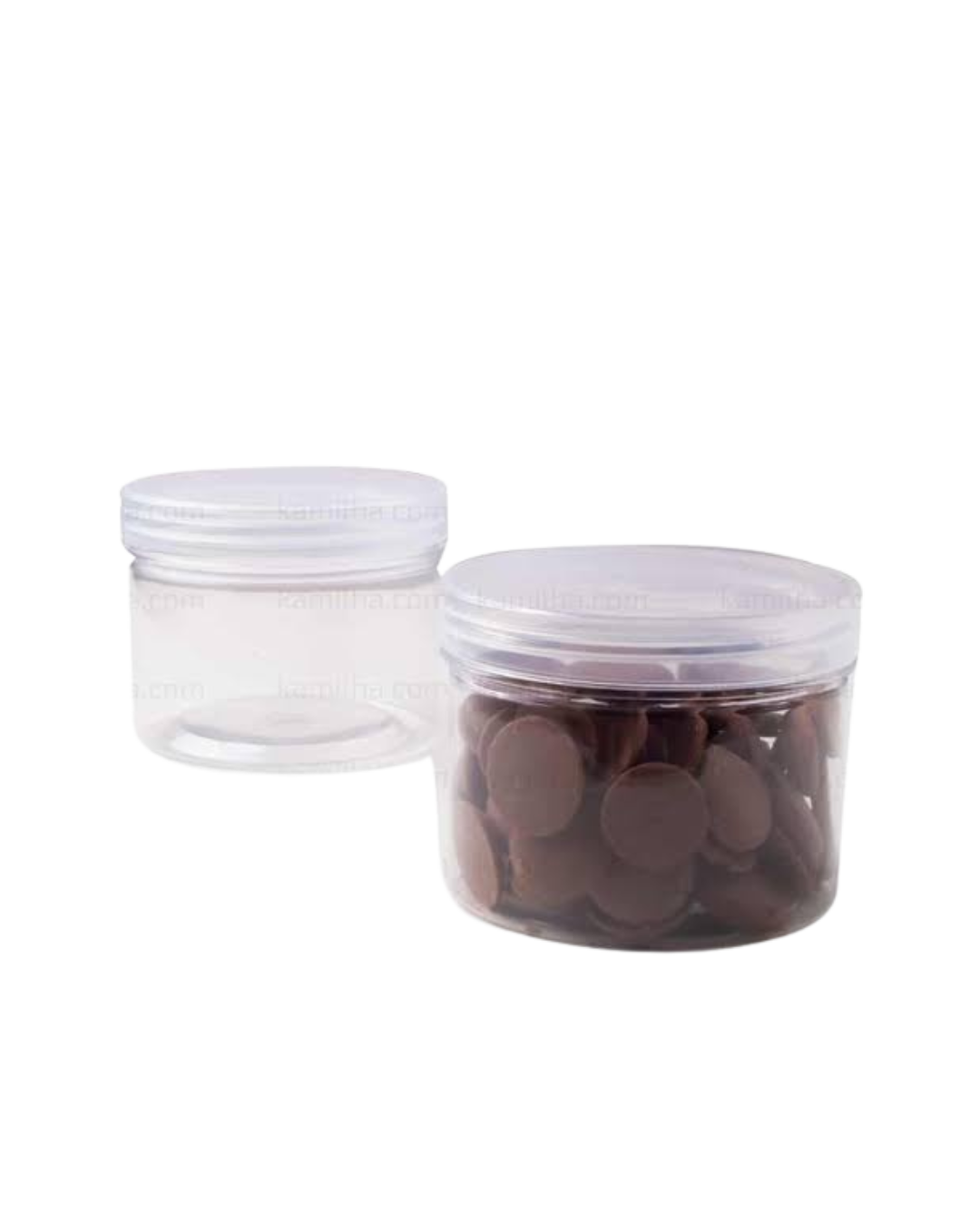 برطمان 220 مل غطاء شفاف (رابطه)